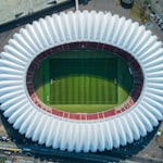 皇家马德里队白色队徽特写